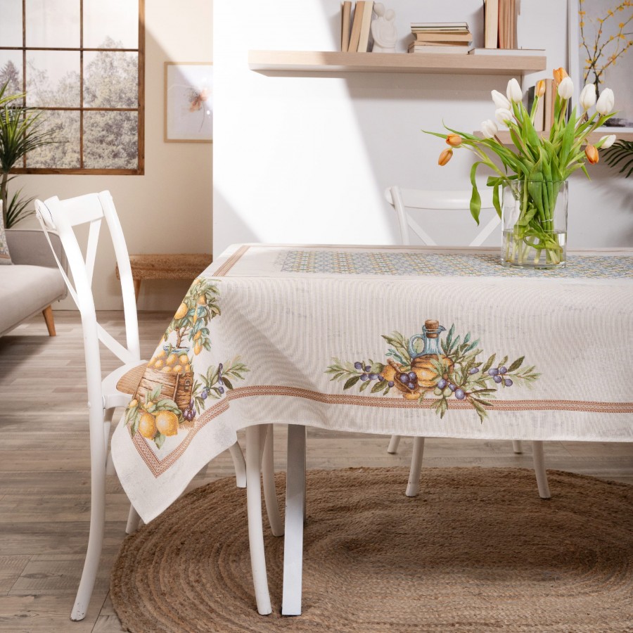 Τραπεζομάντηλο Mediterraneo - 140x140cm
