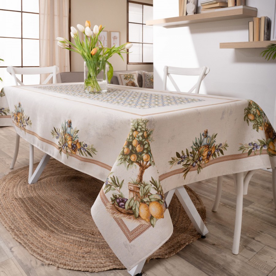 Τραπεζομάντηλο Mediterraneo - 140x140cm