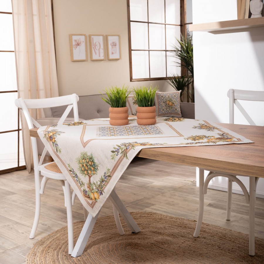 Καρέ & Τραβέρσα Mediterraneo Σετ 2 τεμαχίων - 100x100cm & 40x100cm