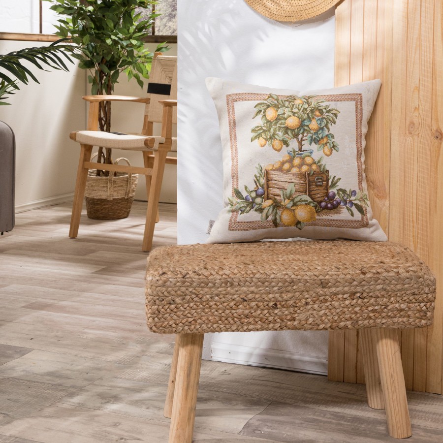 Μαξιλαροθήκη Mediterraneo - 45x45cm με γέμιση