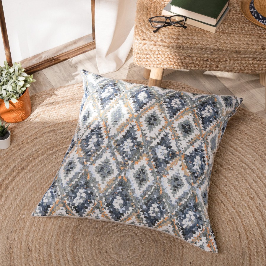 Μαξιλαροθήκη Anso 05 - 65x65cm δαπέδου με γέμιση