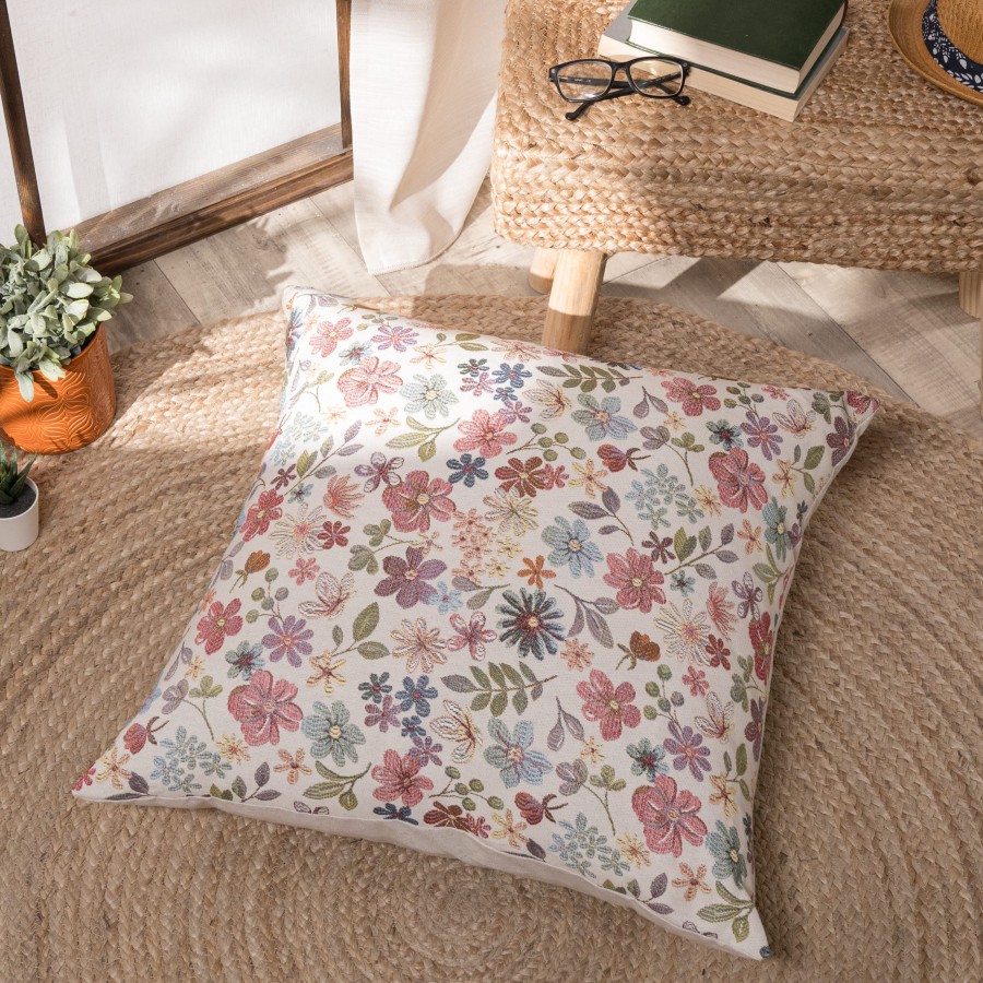 Μαξιλαροθήκη Albaccete - 65x65cm δαπέδου με γέμιση