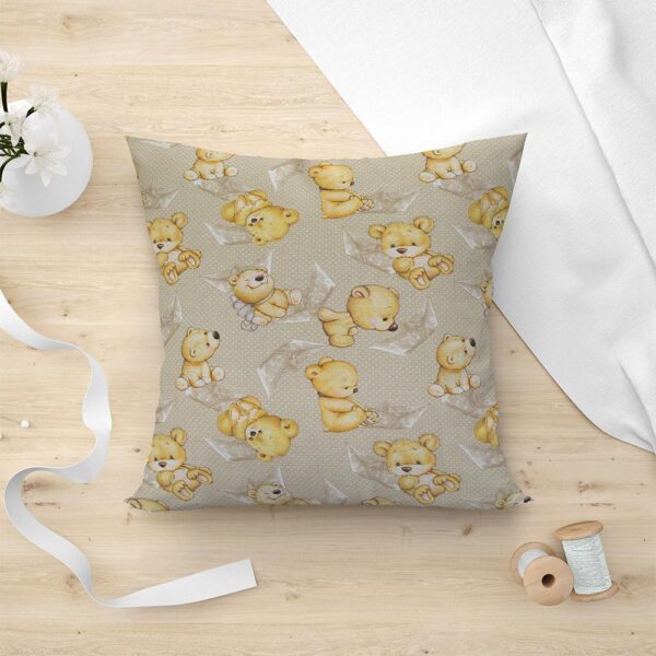 LINO ΜΑΞΙΛΑΡΟΘΗΚΗ SAILOR BEAR 101 BEIGE 45X45 Lino shopinhome