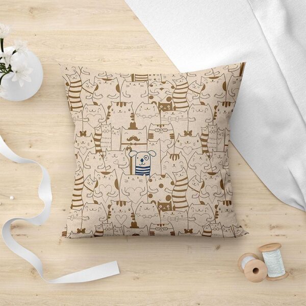 LINO ΜΑΞΙΛΑΡΟΘΗΚΗ KAU 101 BROWN 45X45 Lino shopinhome