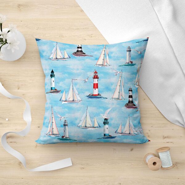 LINO ΜΑΞΙΛΑΡΟΘΗΚΗ BERMEO 101 CIEL 45X45 Lino shopinhome