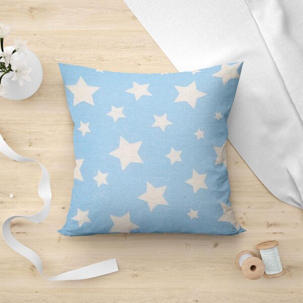 LINO ΜΑΞΙΛΑΡΟΘΗΚΗ STEL 601 BLUE 45X45 Lino shopinhome