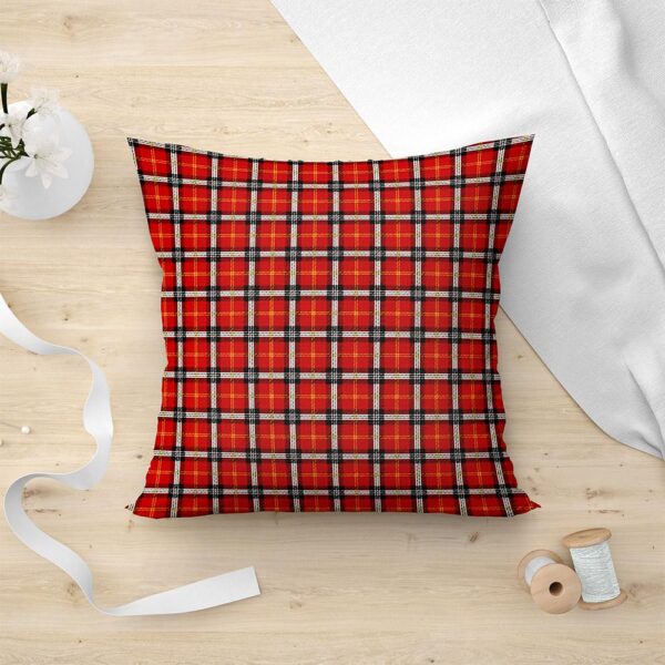 LINO ΜΑΞΙΛΑΡΟΘΗΚΗ TARTAN 401 RED 45X45 shopinhome shopinhome