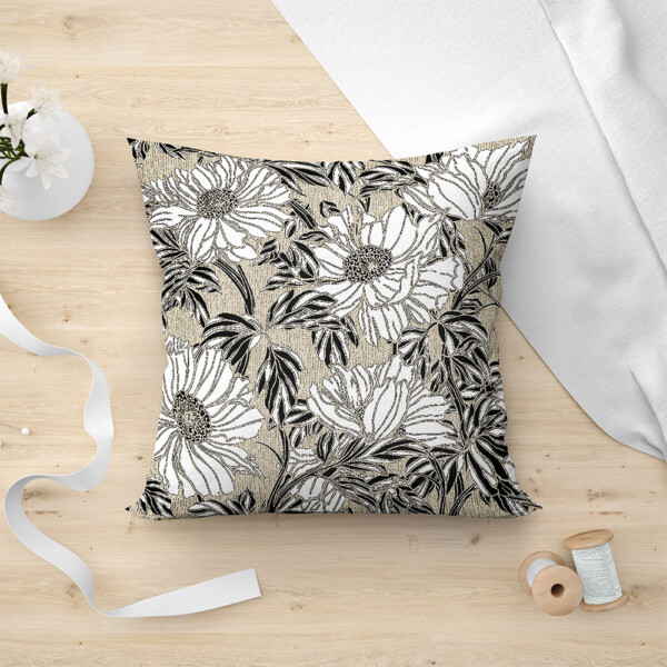 LINO ΜΑΞΙΛΑΡΟΘΗΚΗ OPHELIA 101 BEIGE 45X45 shopinhome shopinhome