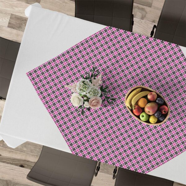 LINO ΚΑΡΕ TARTAN 301 PINK 90Χ90 shopinhome shopinhome