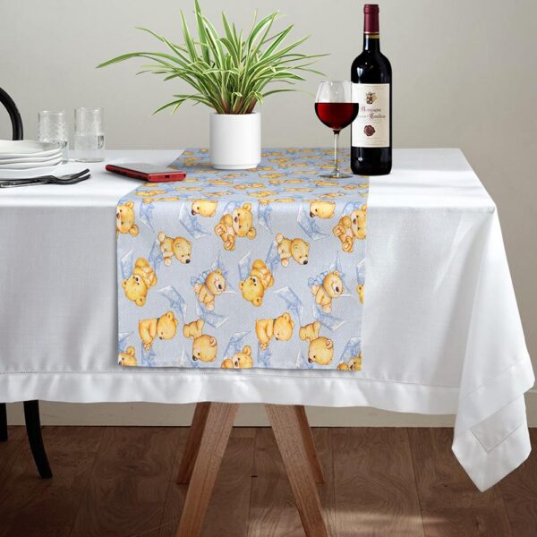 LINO ΤΡΑΒΕΡΣΑ SAILOR BEAR 601 BLUE 45X145 shopinhome shopinhome