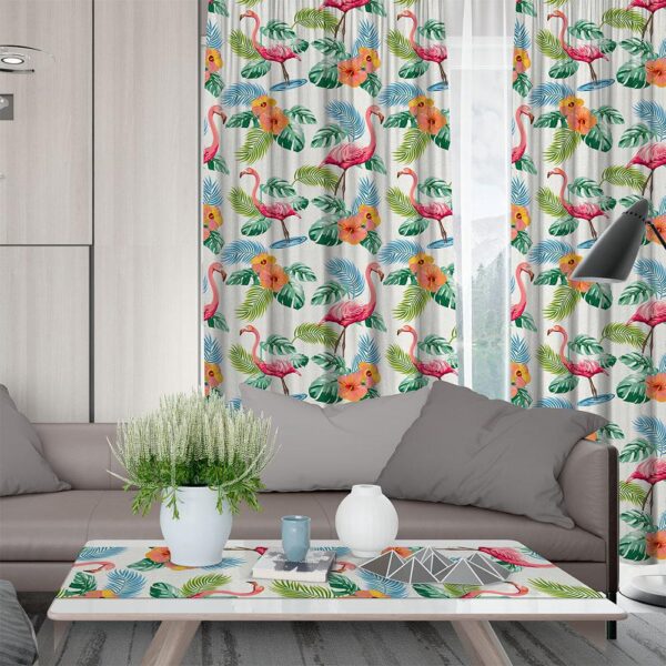 LINO ΚΟΥΡΤΙΝΑ WAIKIKI 701 ΜΕ ΤΡΕΣΑ WHITE 135×270 shopinhome shopinhome