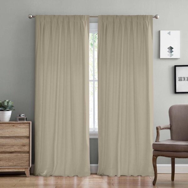 LINO ΚΟΥΡΤΙΝΑ SAMOS ΜΕ ΤΡΕΣΑ C91045 MOCCA 150Χ275 shopinhome shopinhome