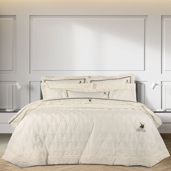 GREENWICH POLO CLUB ΚΟΥΒΕΡΛΙ ΥΠΕΡΔΙΠΛΟ ΣΕΤ 2159 ΚΡΕΜ shopinhome shopinhome