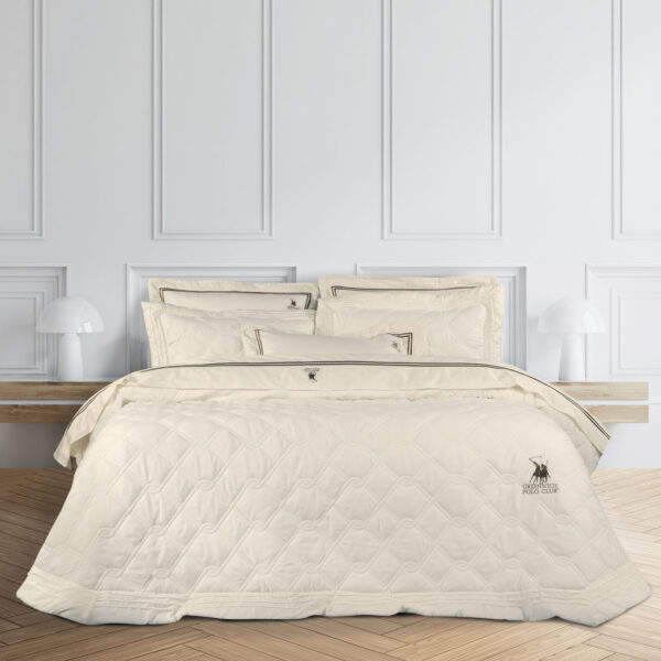 GREENWICH POLO CLUB ΚΟΥΒΕΡΛΙ ΥΠΕΡΔΙΠΛΟ ΣΕΤ 2162 ΚΡΕΜ shopinhome shopinhome