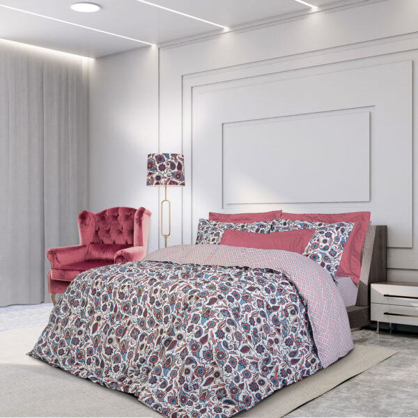 GREENWICH POLO CLUB ΣΕΤ ΣΕΝΤΟΝΙΑ ΜΟΝΑ 2119 ΜΠΕΖ, ΜΠΛΕ, ΜΠΟΡΝΤΩ shopinhome shopinhome