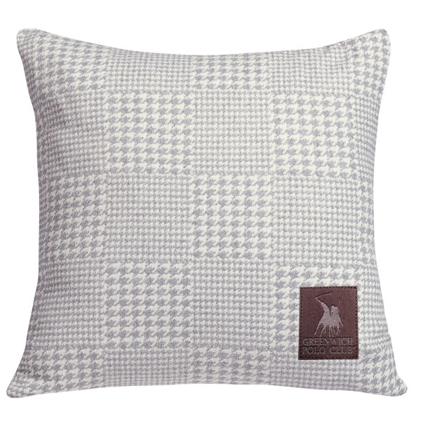 GREENWICH POLO CLUB ΔΙΑΚΟΣΜΗΤΙΚΟ ΜΑΞΙΛΑΡΙ 42X42 2784 ΓΚΡΙ, ΕΚΡΟΥ shopinhome shopinhome