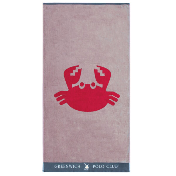 GREENWICH POLO CLUB ΠΕΤΣΕΤΑ ΘΑΛΑΣΣΗΣ 70Χ140 3661 ΓΚΡΙ, ΚΟΚΚΙΝΟ shopinhome shopinhome