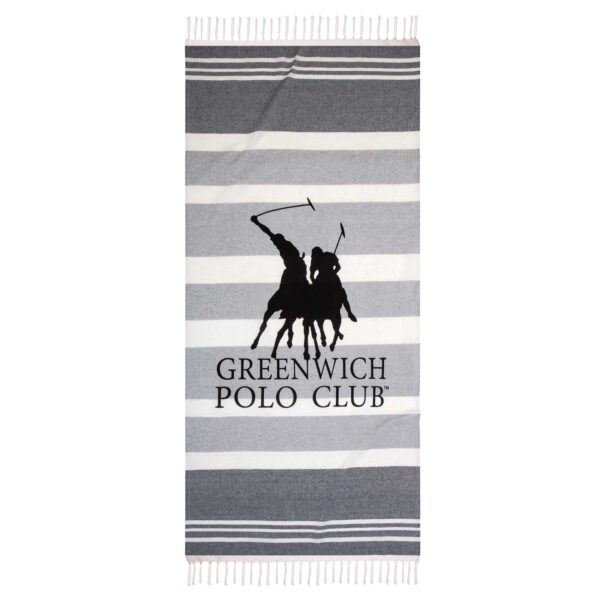 GREENWICH POLO CLUB ΠΕΤΣΕΤΑ-ΠΑΡΕΟ 80Χ170 3841 ΓΚΡΙ shopinhome shopinhome