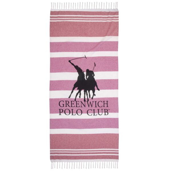 GREENWICH POLO CLUB ΠΕΤΣΕΤΑ-ΠΑΡΕΟ 80Χ170 3842 ΚΟΚΚΙΝΟ shopinhome shopinhome