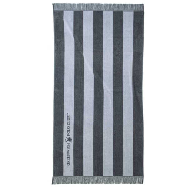 GREENWICH POLO CLUB ΠΕΤΣΕΤΑ ΘΑΛΑΣΣΗΣ 90Χ170 3726 ΓΚΡΙ, ΛΕΥΚΟ shopinhome shopinhome