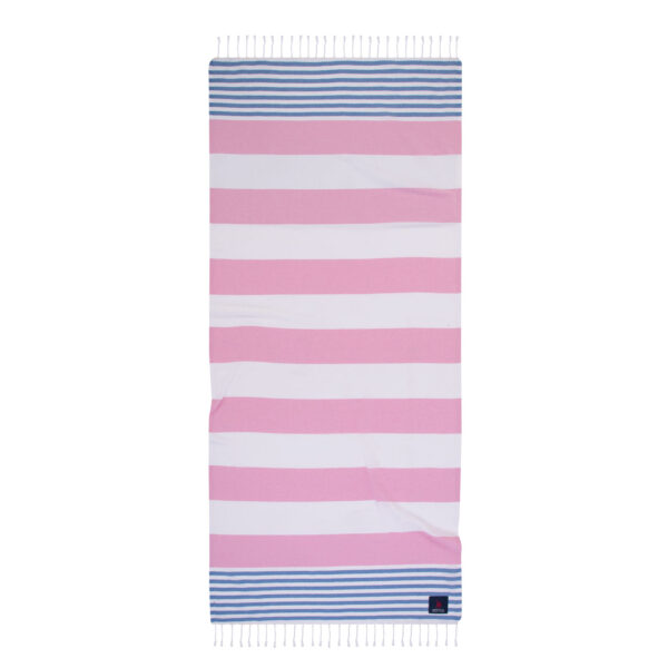 GREENWICH POLO CLUB ΠΕΤΣΕΤΑ-ΠΑΡΕΟ 80Χ180 3814 ΜΠΛΕ, ΡΟΖ shopinhome shopinhome