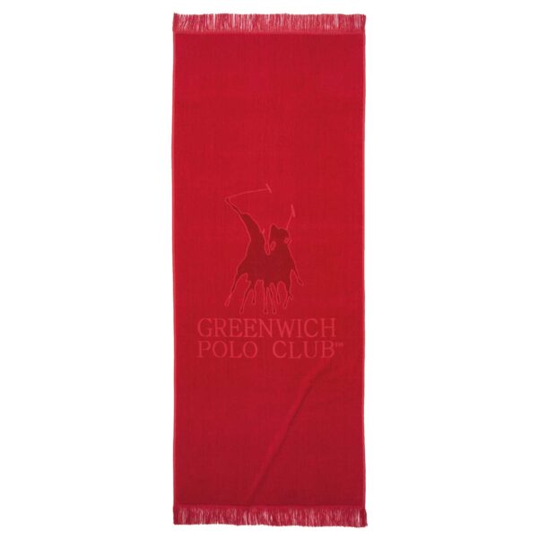 GREENWICH POLO CLUB ΠΕΤΣΕΤΑ ΘΑΛΑΣΣΗΣ 90Χ190 3657 ΚΟΚΚΙΝΟ shopinhome shopinhome