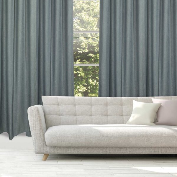 DAS HOME ΚΟΥΡΤΙΝΑ ΜΕ ΚΡΙΚΟΥΣ 140Χ270 2245 ΓΚΡΙ ΣΚΟΥΡΟ shopinhome shopinhome