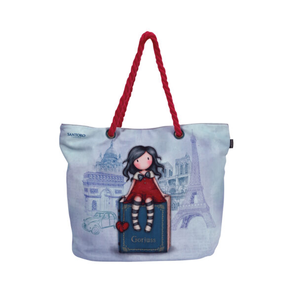 SANTORO ΤΣΑΝΤΑ ΘΑΛΑΣΣΗΣ 5828 ΚΟΚΚΙΝΟ, ΜΠΛΕ shopinhome shopinhome