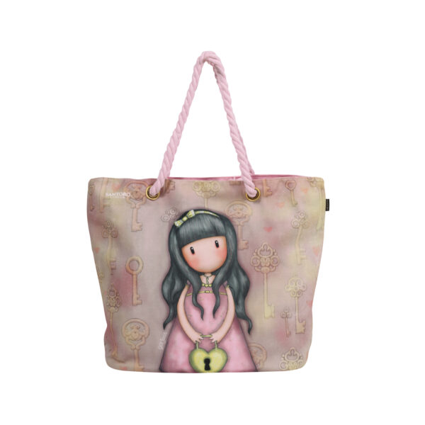 SANTORO ΤΣΑΝΤΑ ΘΑΛΑΣΣΗΣ 5860 ΚΙΤΡΙΝΟ, ΡΟΖ shopinhome shopinhome