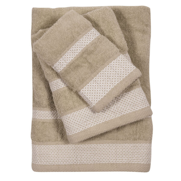 DAS HOME ΣΕΤ ΠΕΤΣΕΤΕΣ 3ΤΕΜΑΧΙΩΝ BEST 0649 ΓΚΡΙ shopinhome shopinhome