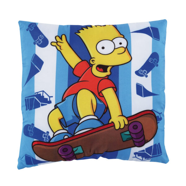 THE SIMPSONS BART 5513 ΜΑΞΙΛΑΡΙ ΦΙΓΟΥΡΑΣ 40Χ40 ΚΙΤΡΙΝΟ, ΜΠΛΕ shopinhome shopinhome