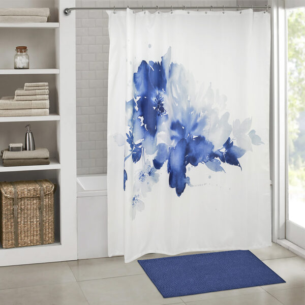 LINO ΚΟΥΡΤΙΝΑ ΜΠΑΝΙΟΥ BLUME 180X200 shopinhome shopinhome