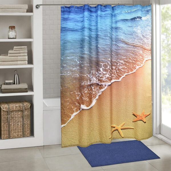 LINO ΚΟΥΡΤΙΝΑ ΜΠΑΝΙΟΥ COQUIL 180X200 shopinhome shopinhome