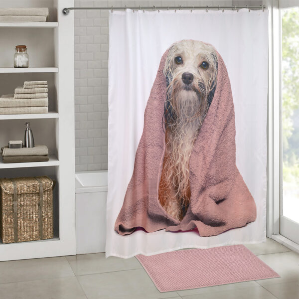 LINO ΚΟΥΡΤΙΝΑ ΜΠΑΝΙΟΥ DOGGA 180X200 shopinhome shopinhome