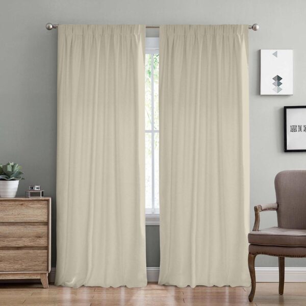 LINO ΚΟΥΡΤΙΝΑ SAMOS ΜΕ ΤΡΕΣΑ C91034 BEIGE 150Χ275 shopinhome shopinhome