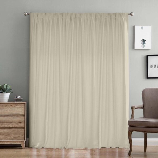 LINO ΚΟΥΡΤΙΝΑ SAMOS ΜΕ ΤΡΕΣΑ C91034 BEIGE 300Χ275 shopinhome shopinhome