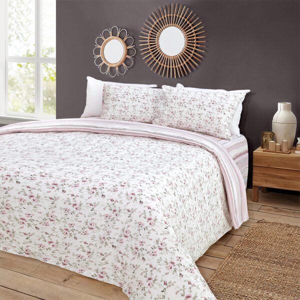 LINO ΣΕΤ ΠΑΠΛΩΜΑΤΟΘΗΚΗ AGNE ROSE  FLANNEL 160Χ240 shopinhome shopinhome
