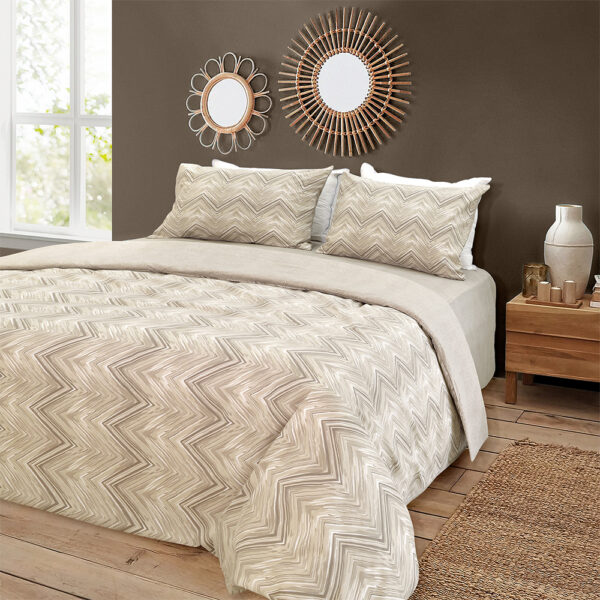 LINO ΣΕΤ ΠΑΠΛΩΜΑΤΟΘΗΚΗ  ICONIC BEIGE FLANNEL 160Χ240 shopinhome shopinhome