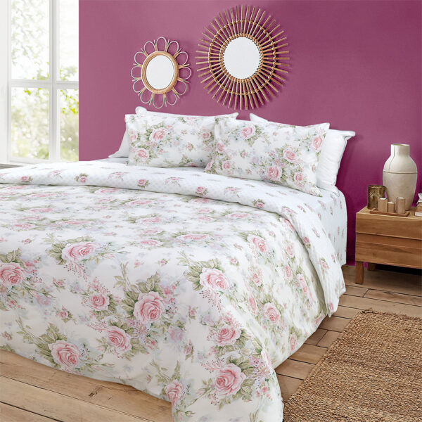 LINO ΣΕΤ ΠΑΠΛΩΜΑΤΟΘΗΚΗ ALISO WHITE FLANNEL 220X240 shopinhome shopinhome