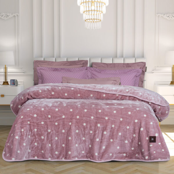 GREENWICH POLO CLUB ΚΟΥΒΕΡΤΑ VELOUR ΥΠΕΡΔΙΠΛH 3436 NUDE shopinhome shopinhome