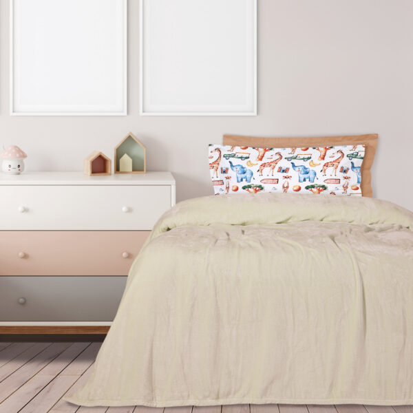 DAS HOME ΚΟΥΒΕΡΤΑ VELOUR MONH 1341 ΙΒΟΥΑΡ shopinhome shopinhome