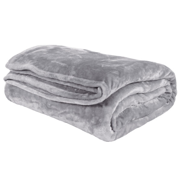 DAS BABY ΚΟΥΒΕΡΤΑ VELOUR 80X110 RELAX 1342 ΓΚΡΙ shopinhome shopinhome