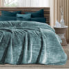 LINO ΚΟΥΒΕΡΤΑ VELLUT BLUE 160X220 shopinhome shopinhome LINO ΚΟΥΒΕΡΤΑ VELLUT BLUE 160X220 shopinhome shopinhome