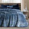 LINO ΚΟΥΒΕΡΤΑ VELLUT BLUE 160X220 shopinhome shopinhome LINO ΚΟΥΒΕΡΤΑ VELLUT BLUE 160X220 shopinhome shopinhome