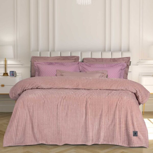 GREENWICH POLO CLUB ΚΟΥΒΕΡΤΑ FLEECE ΥΠΕΡΔΙΠΛH 3449 NUDE shopinhome shopinhome