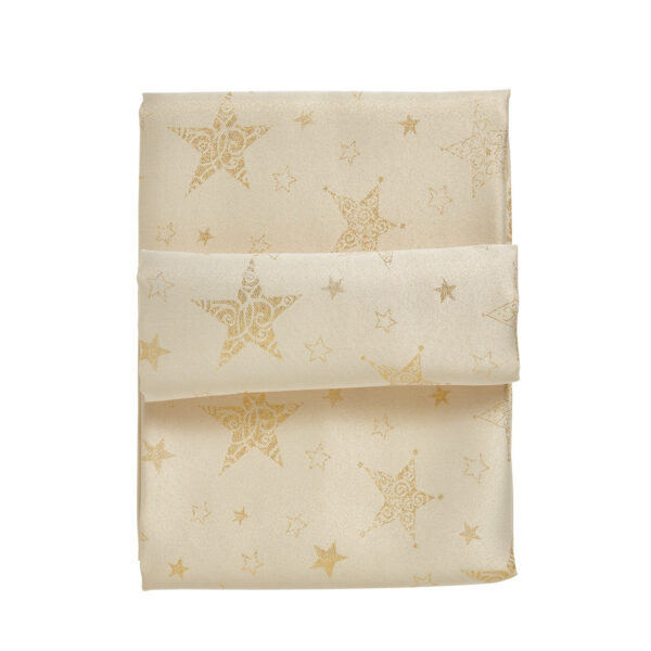 DAS HOME CHRISTMAS ΤΡΑΠΕΖΟΜΑΝΤΗΛΟ 140Χ220 0717 ΜΠΕΖ, ΧΡΥΣΟ shopinhome shopinhome