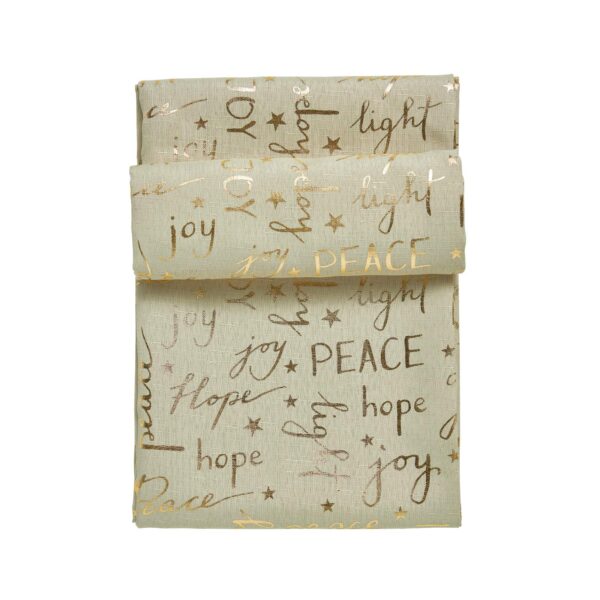 DAS HOME CHRISTMAS RUNNER 45Χ140 0715 ΜΠΕΖ, ΧΡΥΣΟ shopinhome shopinhome