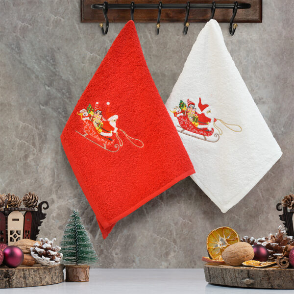 LINO ΣΕΤ ΠΕΤΣΕΤΕΣ XMAS KIZAK 2ΤΜΧ shopinhome shopinhome