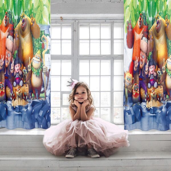 DAS KIDS 2123 ΚΟΥΡΤΙΝΑ ΜΕ ΚΡΙΚΟΥΣ 140Χ280 ΓΚΡΙ, ΚΑΦΕ, ΜΠΕΖ, ΠΡΑΣΙΝΟ shopinhome shopinhome