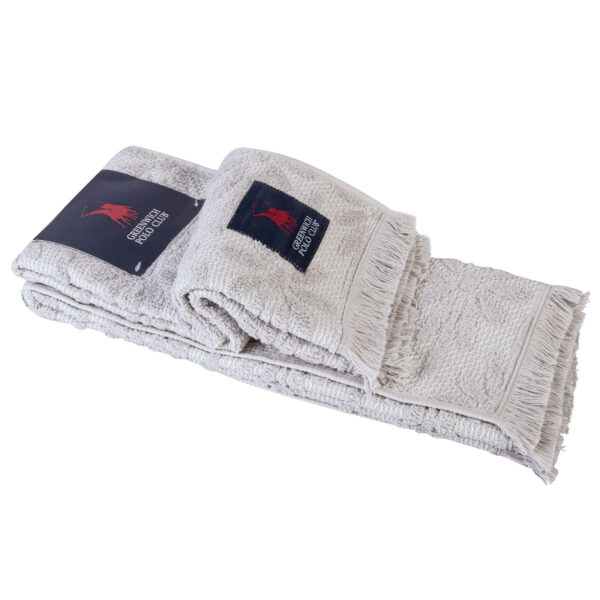 GREENWICH POLO CLUB ΠΕΤΣΕΤΕΣ ΚΟΥΖΙΝΑΣ ΣΕΤ 2TMX 40Χ60 2705 ΓΚΡΙ shopinhome shopinhome